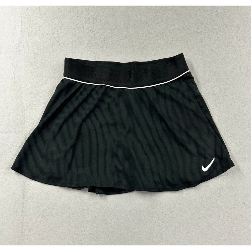 Nike Women's Court Dry Flouncy Skort Black 939318-010 Small